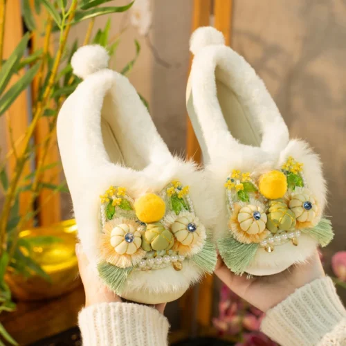 Hanfu Shoes, Embroidered Shoes, Handmade