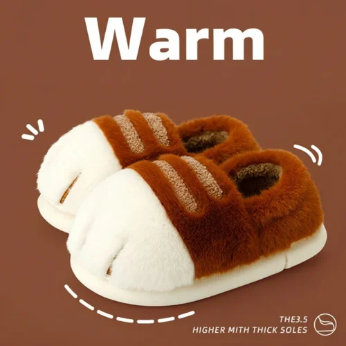 Cat Paw Shoes, Fluffy House Shoes
