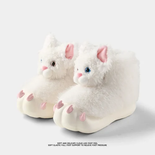 Fluffy Snow Boots, Cute Animal Shoes