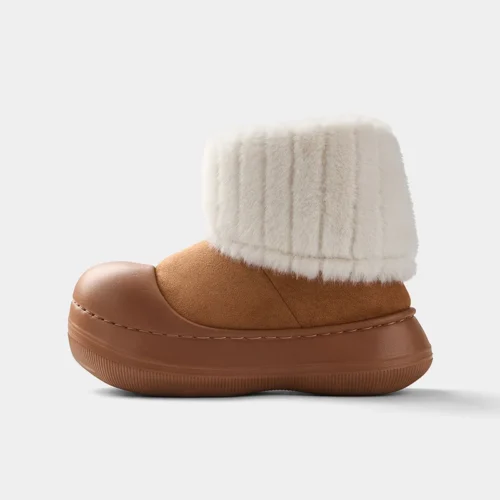 Fluffy Snow Boots, Warm Shoes