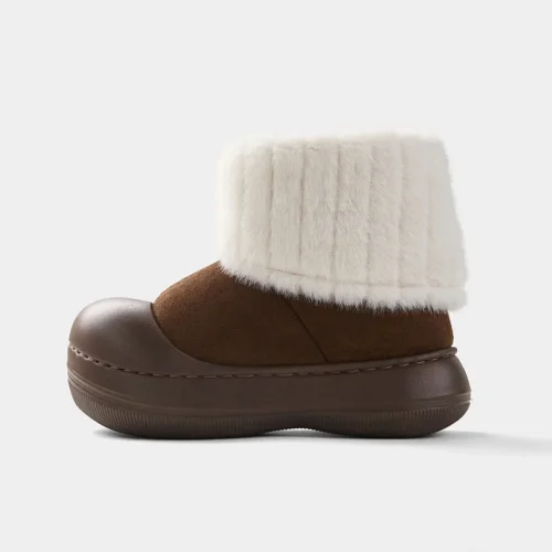 Fluffy Snow Boots, Warm Shoes