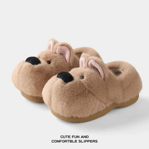 Cute Animal Shoes, Fluffy House Shoes