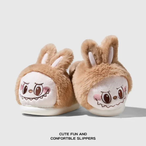 Cute Cartoon Shoes, Fluffy House Shoes