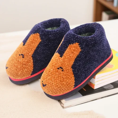 Cozy Handmade Cotton Slippers for Kids
