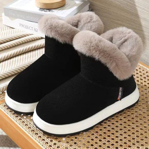 Handmade Cotton Shoes, Warm For Outdoor Wear