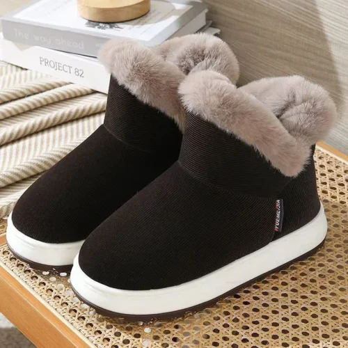 Handmade Cotton Shoes, Warm For Outdoor Wear