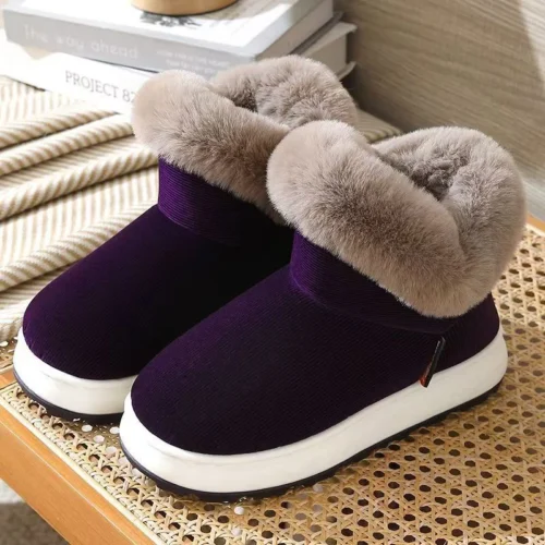 Handmade Cotton Shoes, Warm For Outdoor Wear