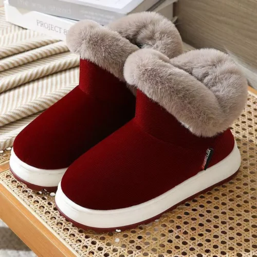 Handmade Cotton Shoes, Warm For Outdoor Wear