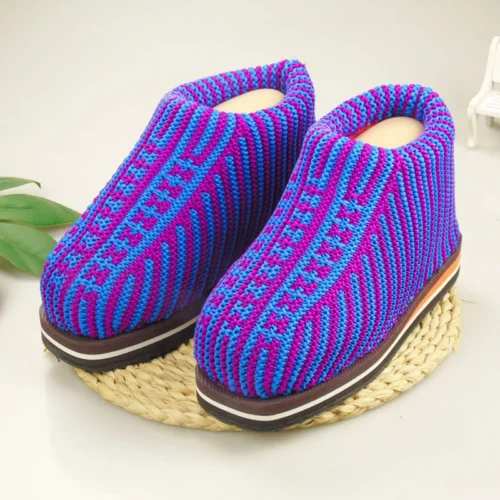 Handmade Cotton Shoes, Thermal Winter Shoes