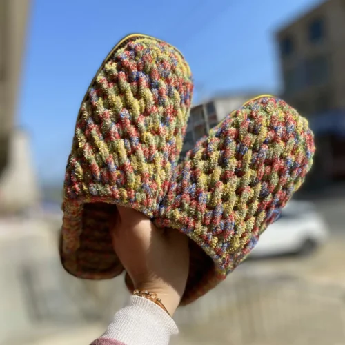 Handmade Slippers, Warm Cotton Slippers